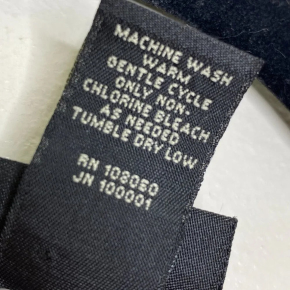 Lane Bryant 18/20 Faux Wrap Blouse Striped Black Red White 3/4 Sleeve Plus Size - Picture 7 of 8